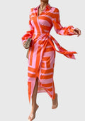 Women's Casual Summer Dress | Printed Wrap
