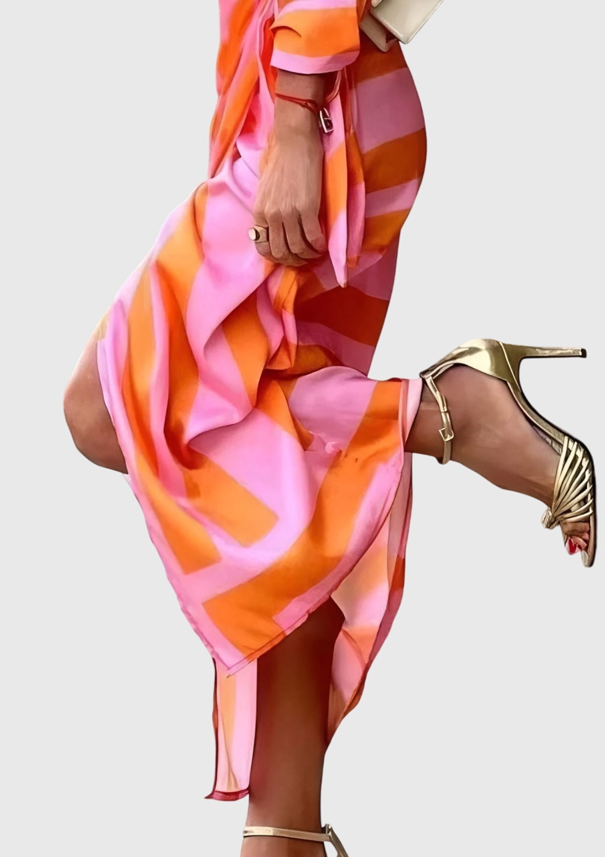 Women's Casual Summer Dress | Printed Wrap