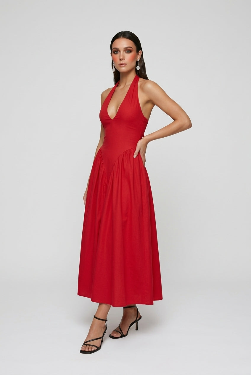 Women's Cocktail Dress | Midi Summer Casual