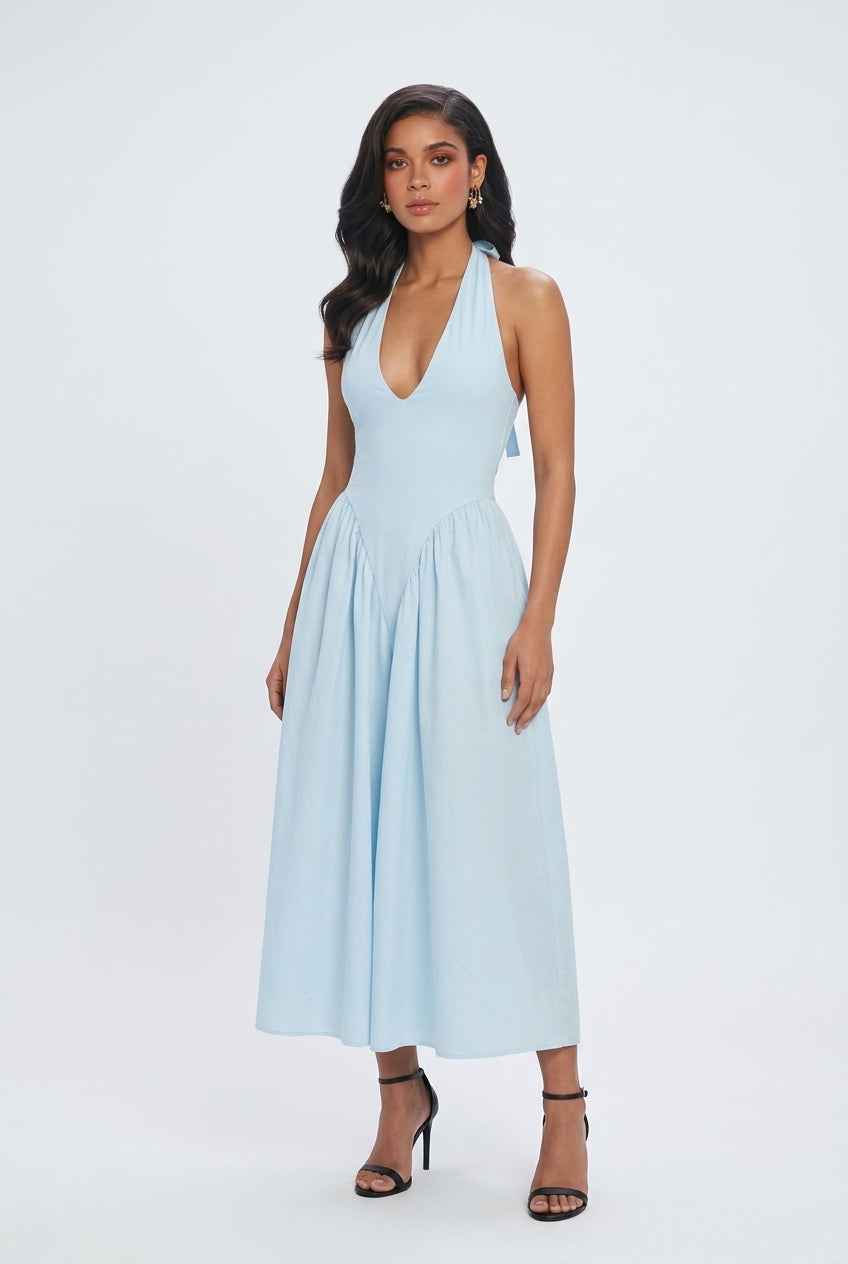Women's Cocktail Party Dress | Midi Light
