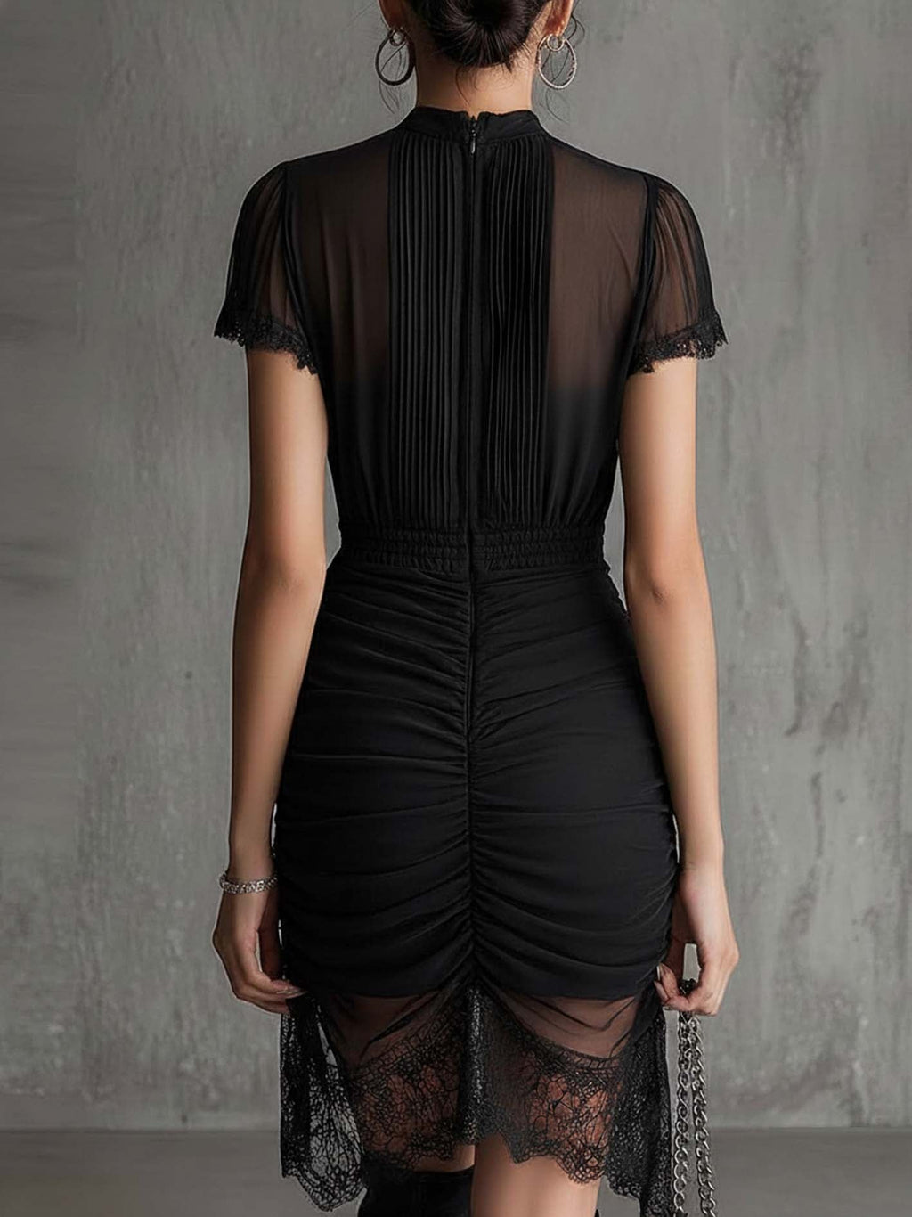 Women's Cocktail Party Dress | Ruched Mini