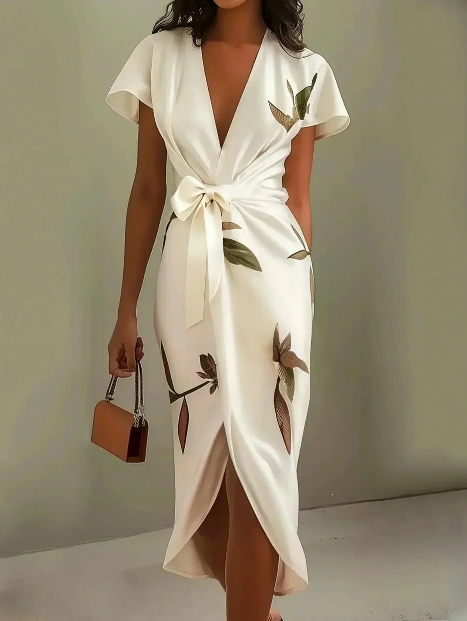Women's Evening Dress | Floral Wrap