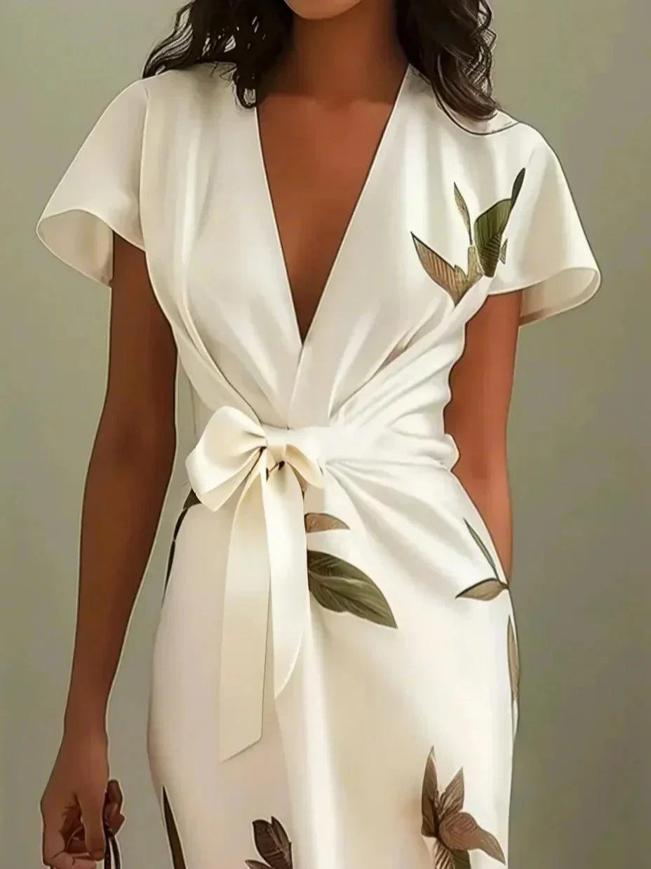 Women's Evening Dress | Floral Wrap