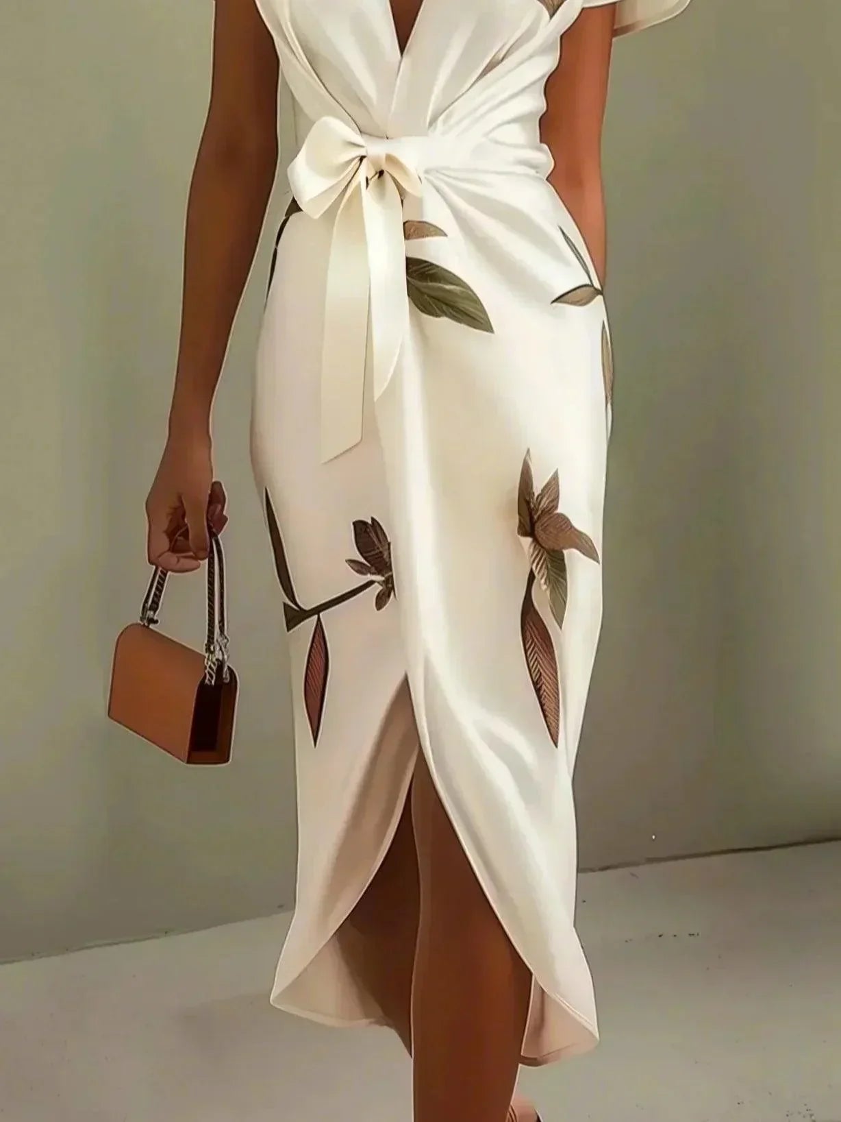 Women's Evening Dress | Floral Wrap
