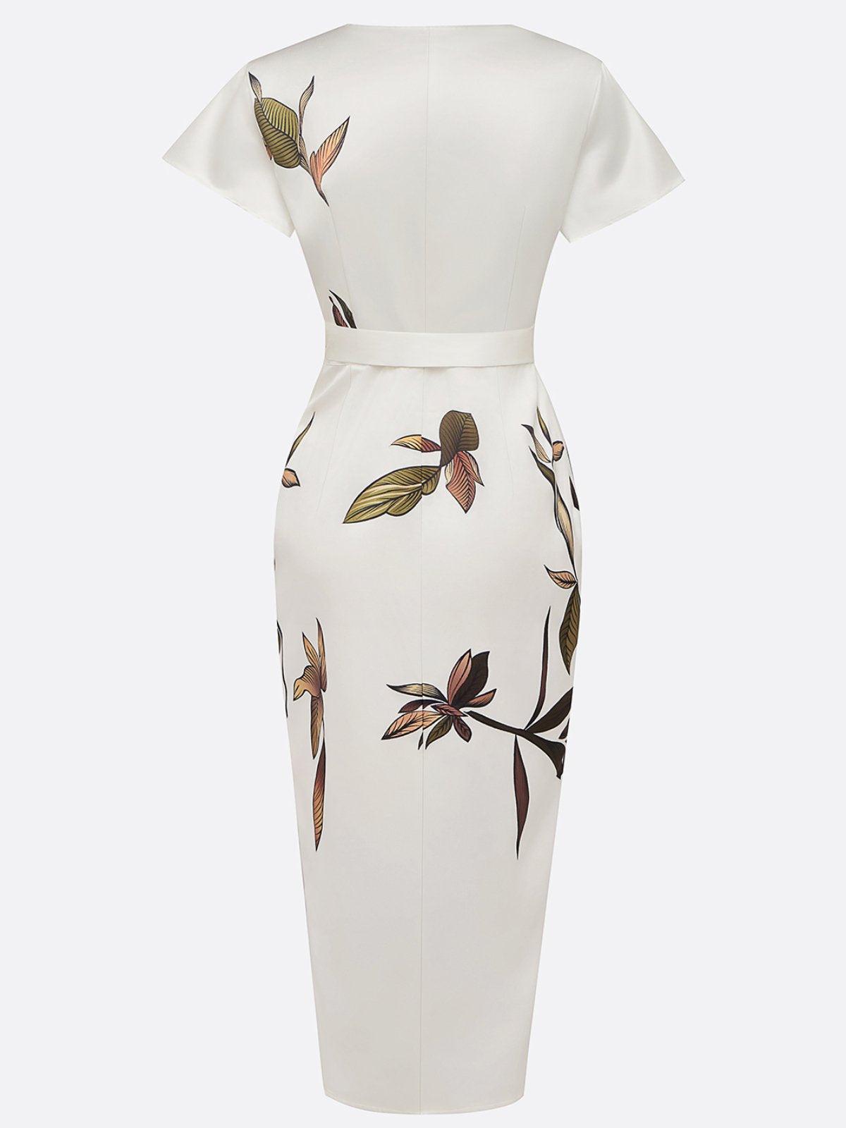 Women's Evening Dress | Floral Wrap