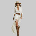 Women's Evening Gown | Draped Floor-Length