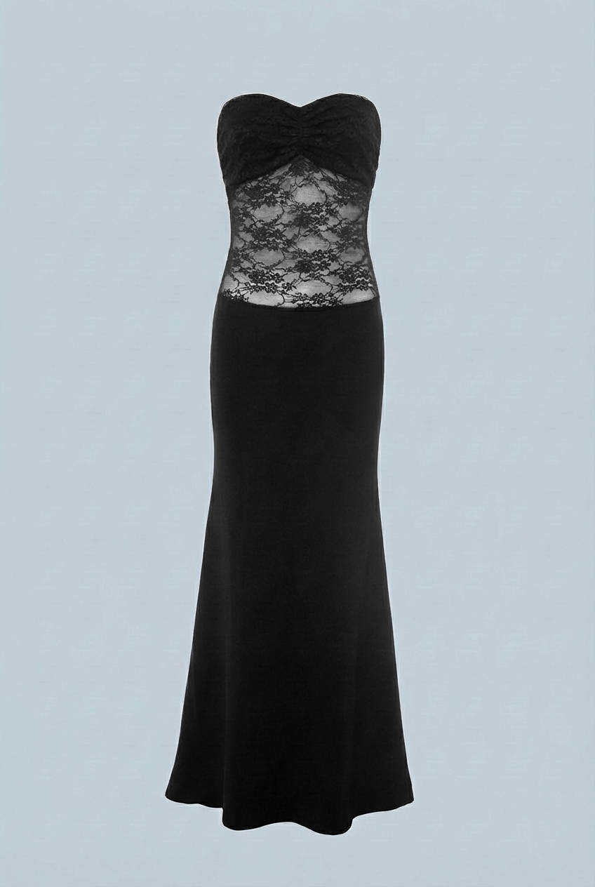 Women's Evening Gown | Floor-Length Black