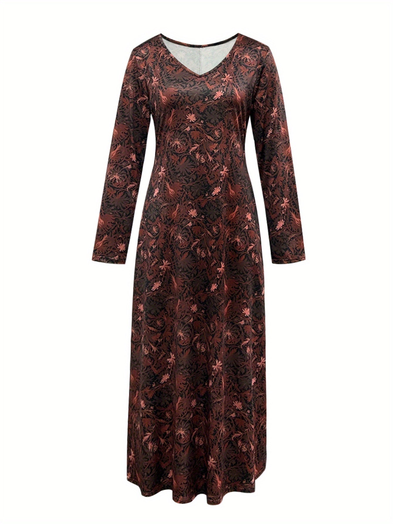 Women's Evening Gown | Floral Draped