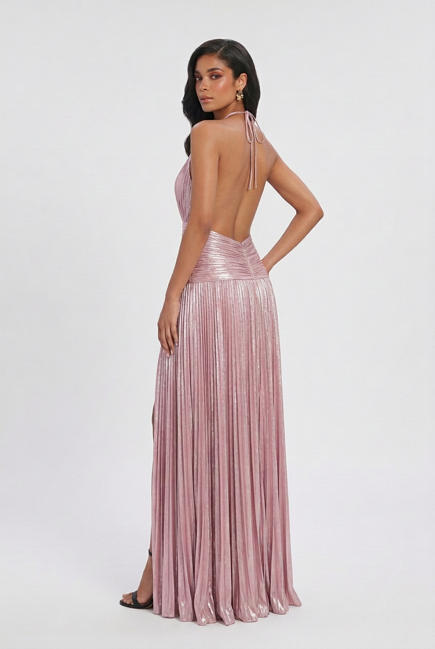 Women's Evening Gown | Maxi Metallic
