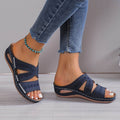 Women's Flat Sandals | Open-Toe Slip-On Summer