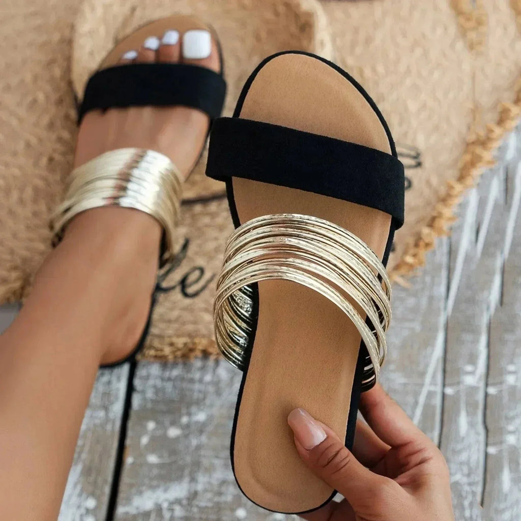 Women's Flat Sandals | Open-Toe Summer Strappy