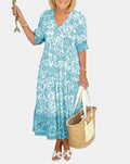 Women's Floral Summer Dress | V-Neck Day-to-Night