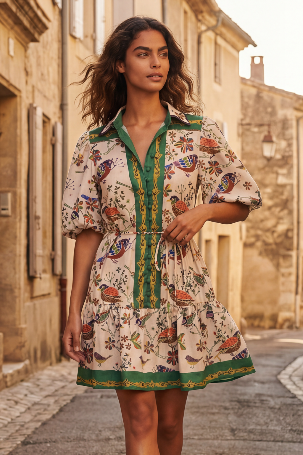 Women's Floral Summer Dress | White Boho