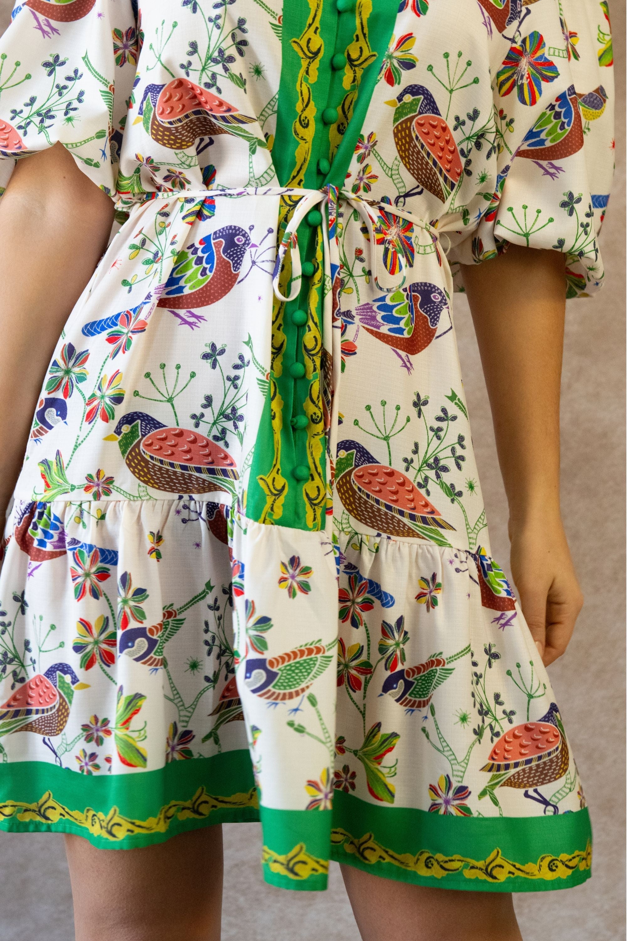 Women's Floral Summer Dress | White Boho