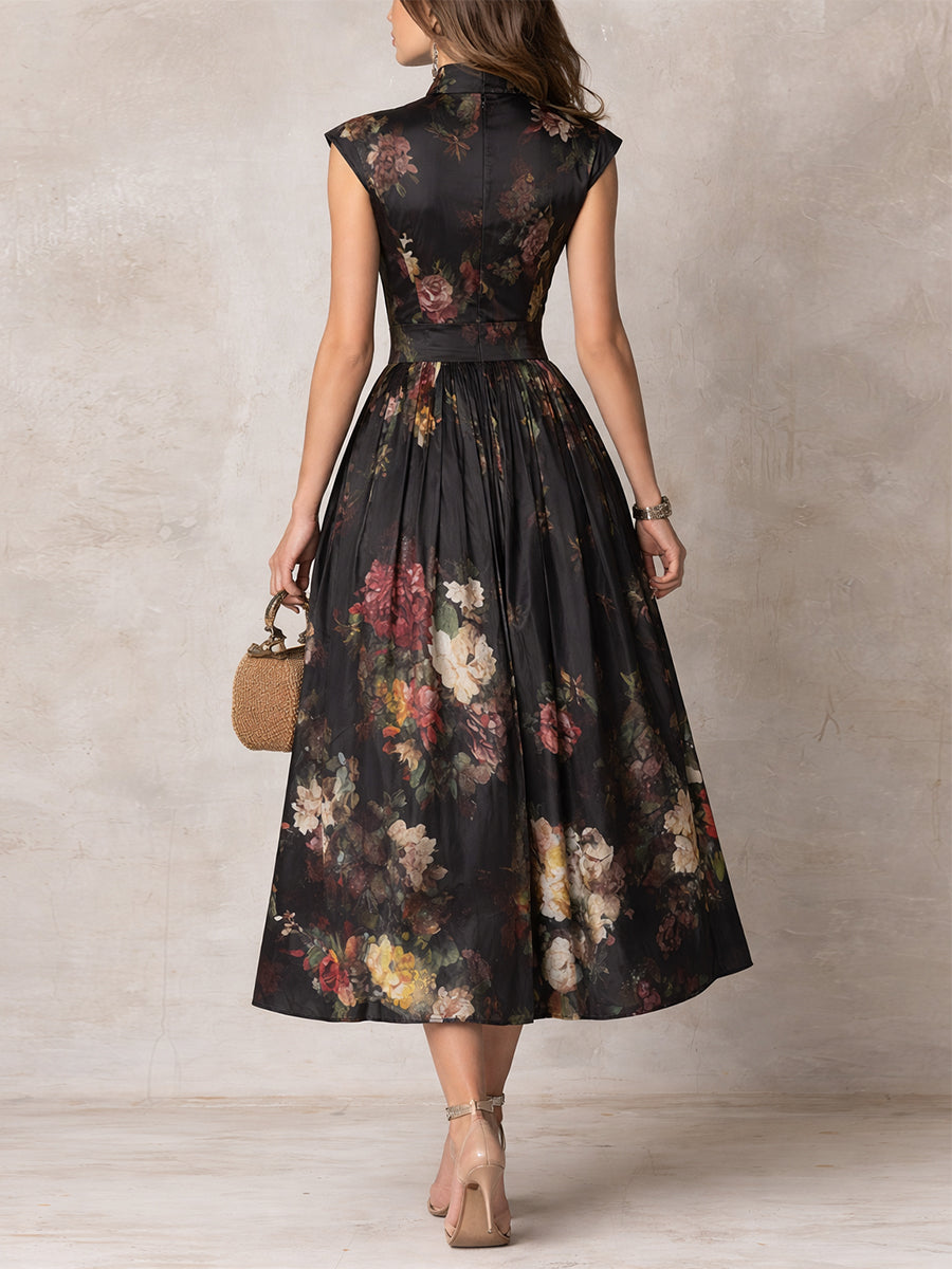 Women's Formal Dress | Floral A-Line