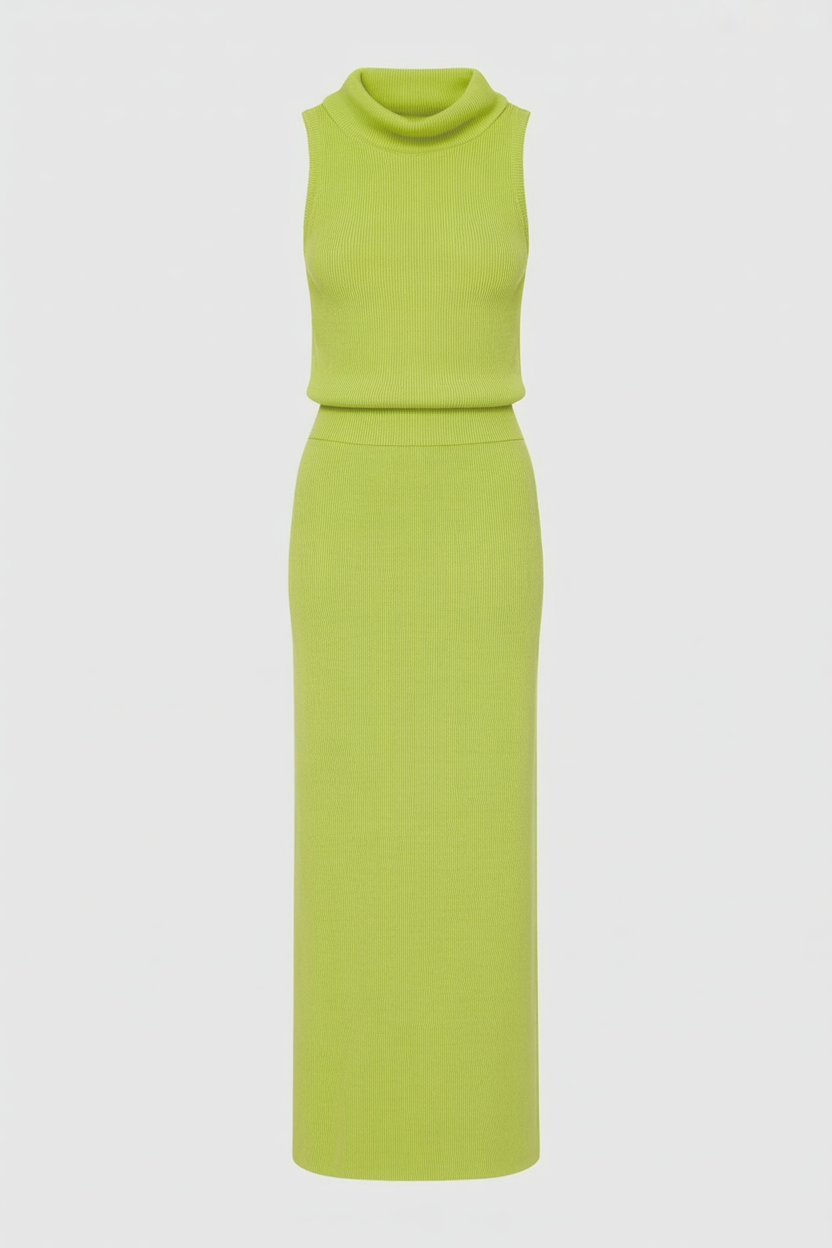 Women's Formal Dress | Midi Green