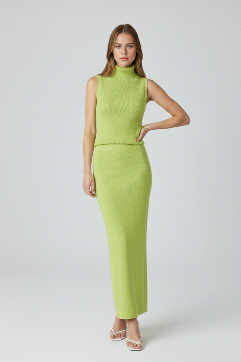 Women's Formal Dress | Midi Green