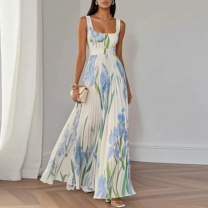 Women's Formal Gown | Floral A-Line