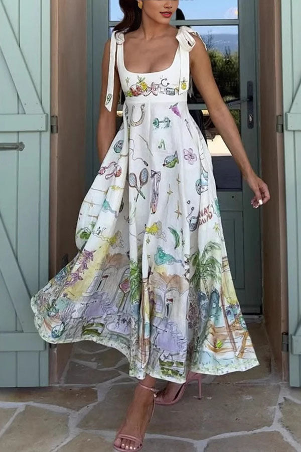 Women's Formal Gown | Printed Draped