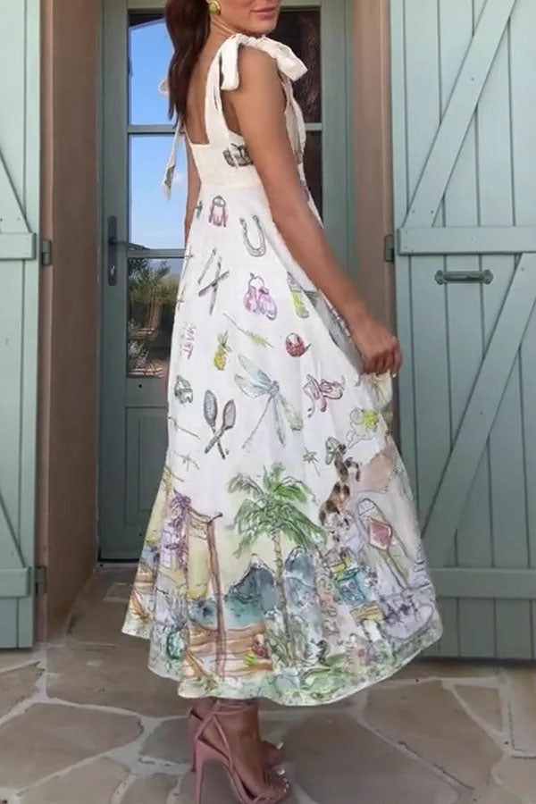 Women's Formal Gown | Printed Draped