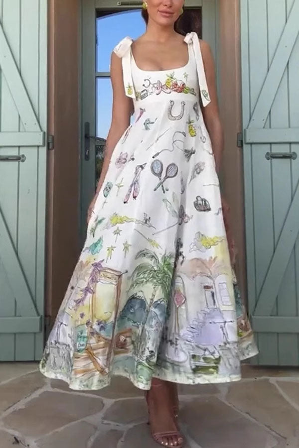 Women's Formal Gown | Printed Draped