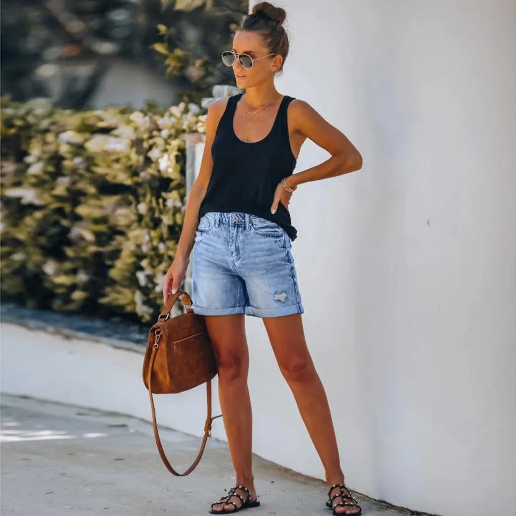 Women's High-Waisted Shorts | Casual Summer