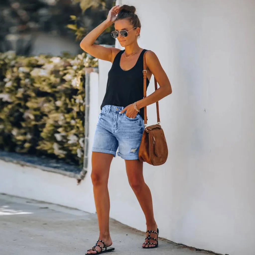 Women's High-Waisted Shorts | Casual Summer