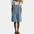 Women's High-Waisted Shorts | Chambray Vintage