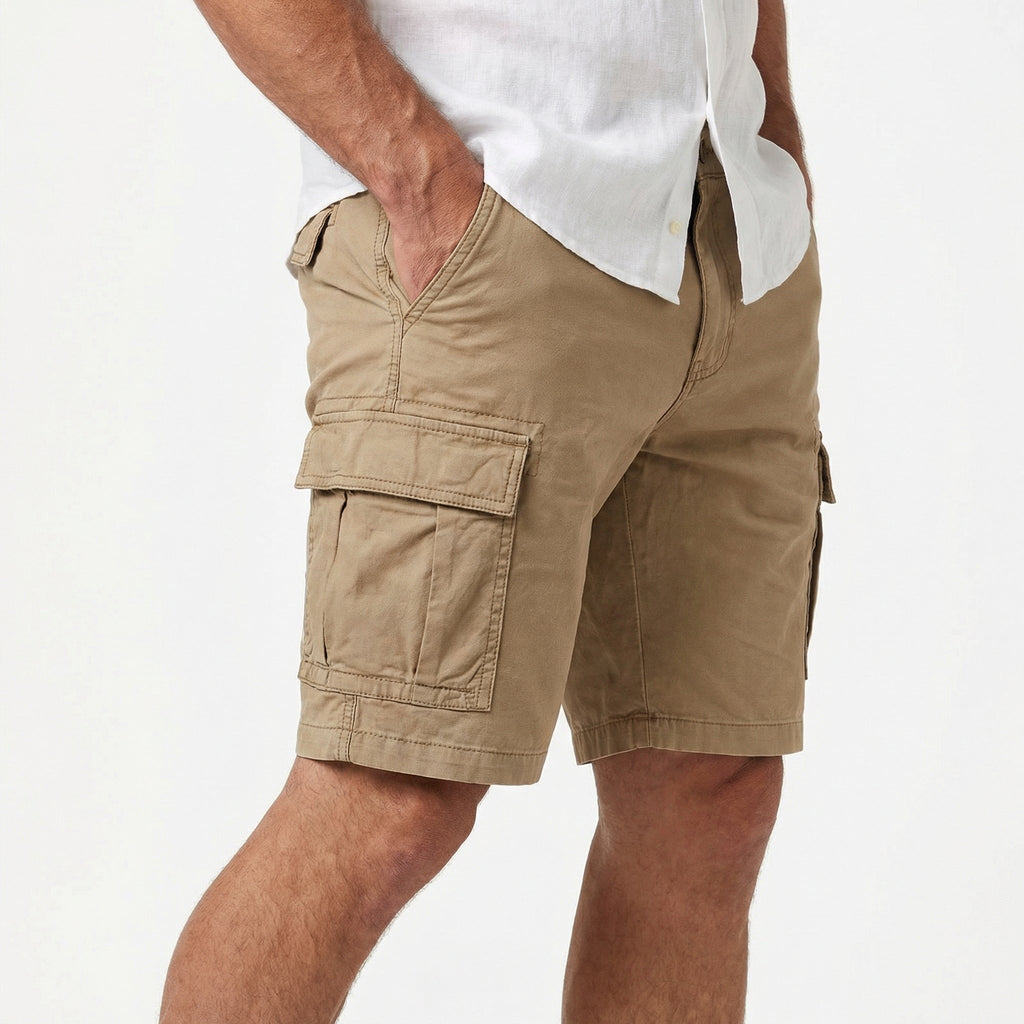 Women's High-Waisted Shorts | Short-Sleeve Cargo