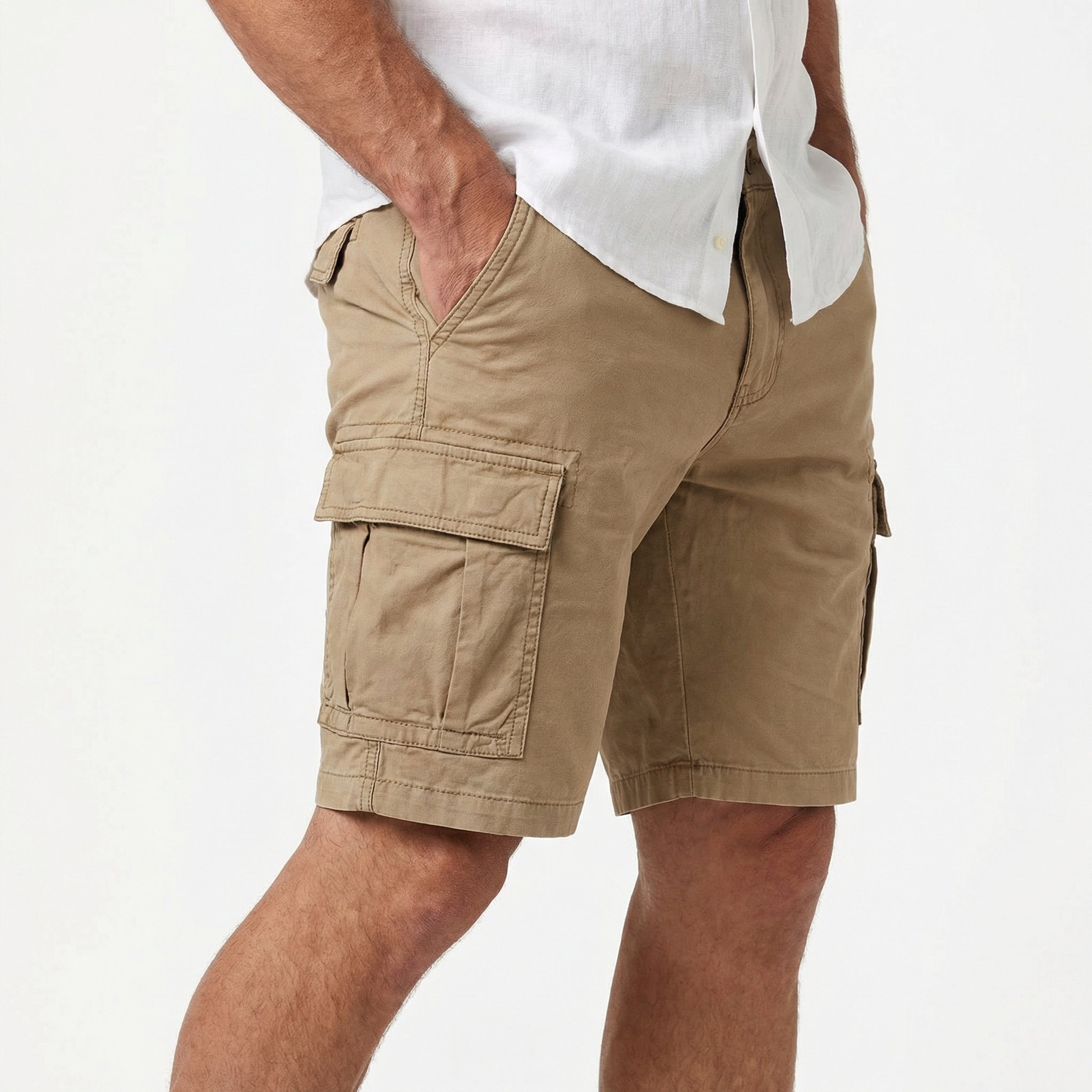 Women's High-Waisted Shorts | Short-Sleeve Cargo