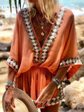 Women's Jumpsuit | Beach Wide-Leg Summer
