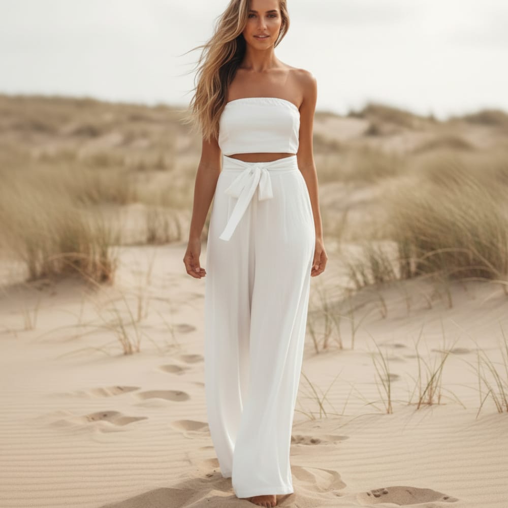 Women's Jumpsuit | Boho Wide-Leg Summer