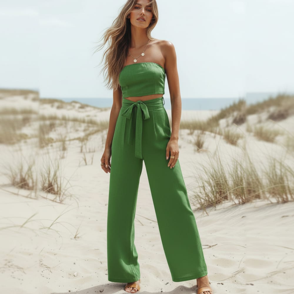 Women's Jumpsuit | Boho Wide-Leg Summer