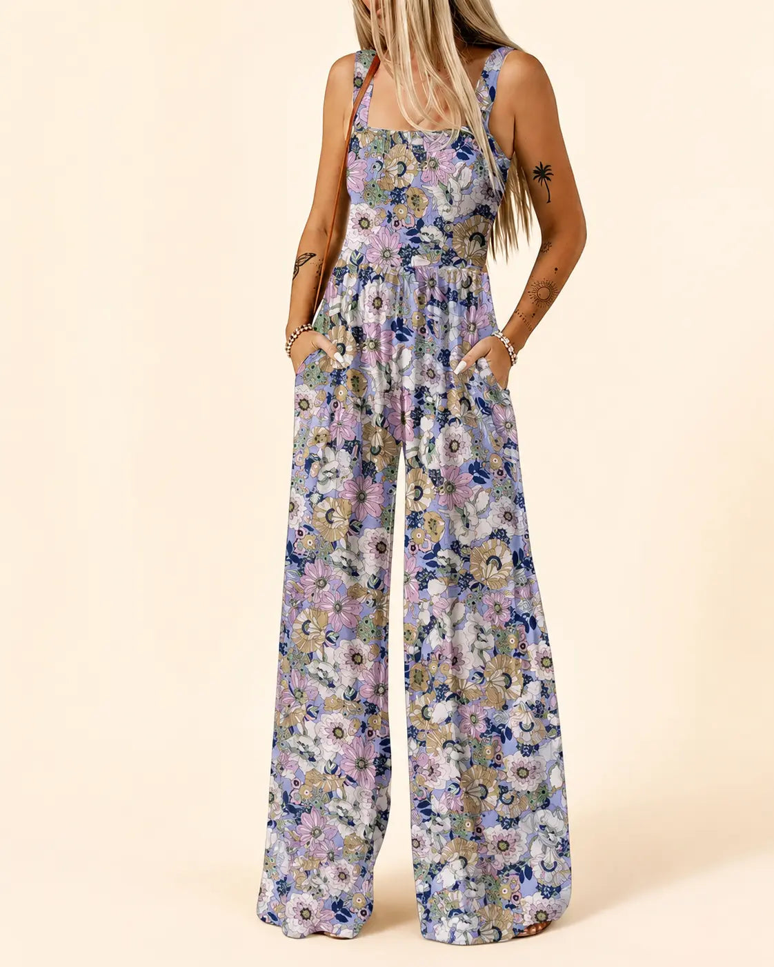 Women's Jumpsuit | Smock Wide-Leg Summer