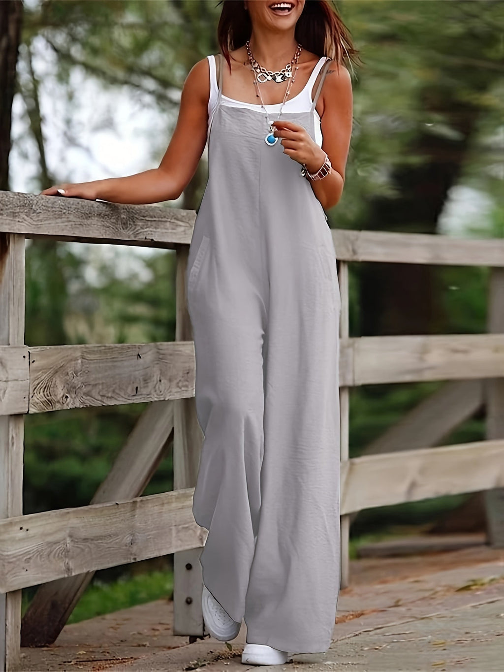 Women's Jumpsuit | Wide-Leg Summer Casual