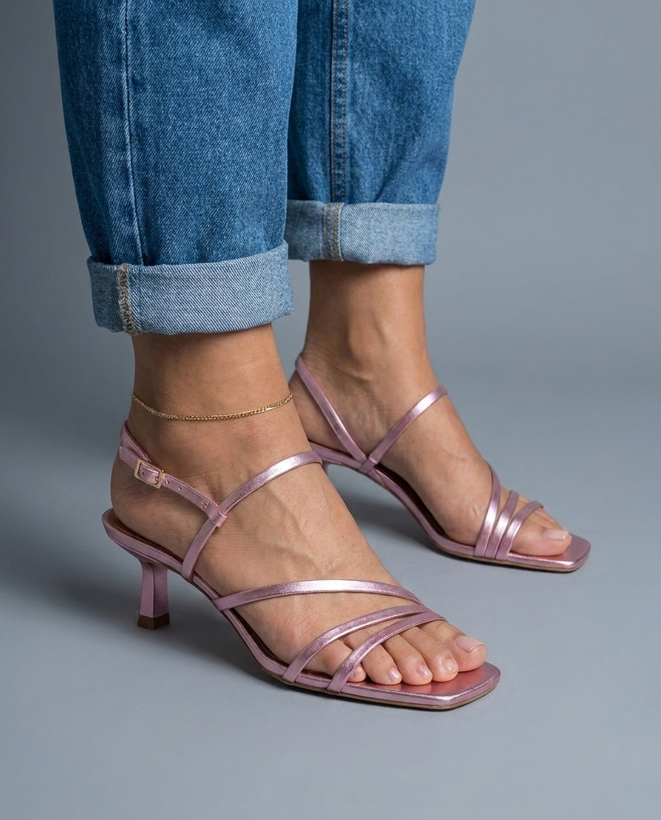 Women's Kitten Heels | Strappy Kitten-Heel Summer