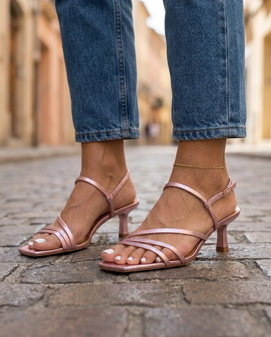 Women's Kitten Heels | Strappy Kitten-Heel Summer