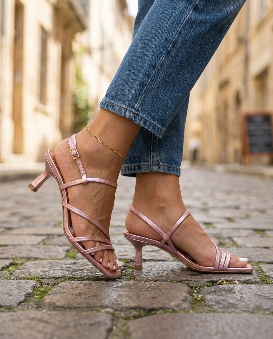 Women's Kitten Heels | Strappy Kitten-Heel Summer