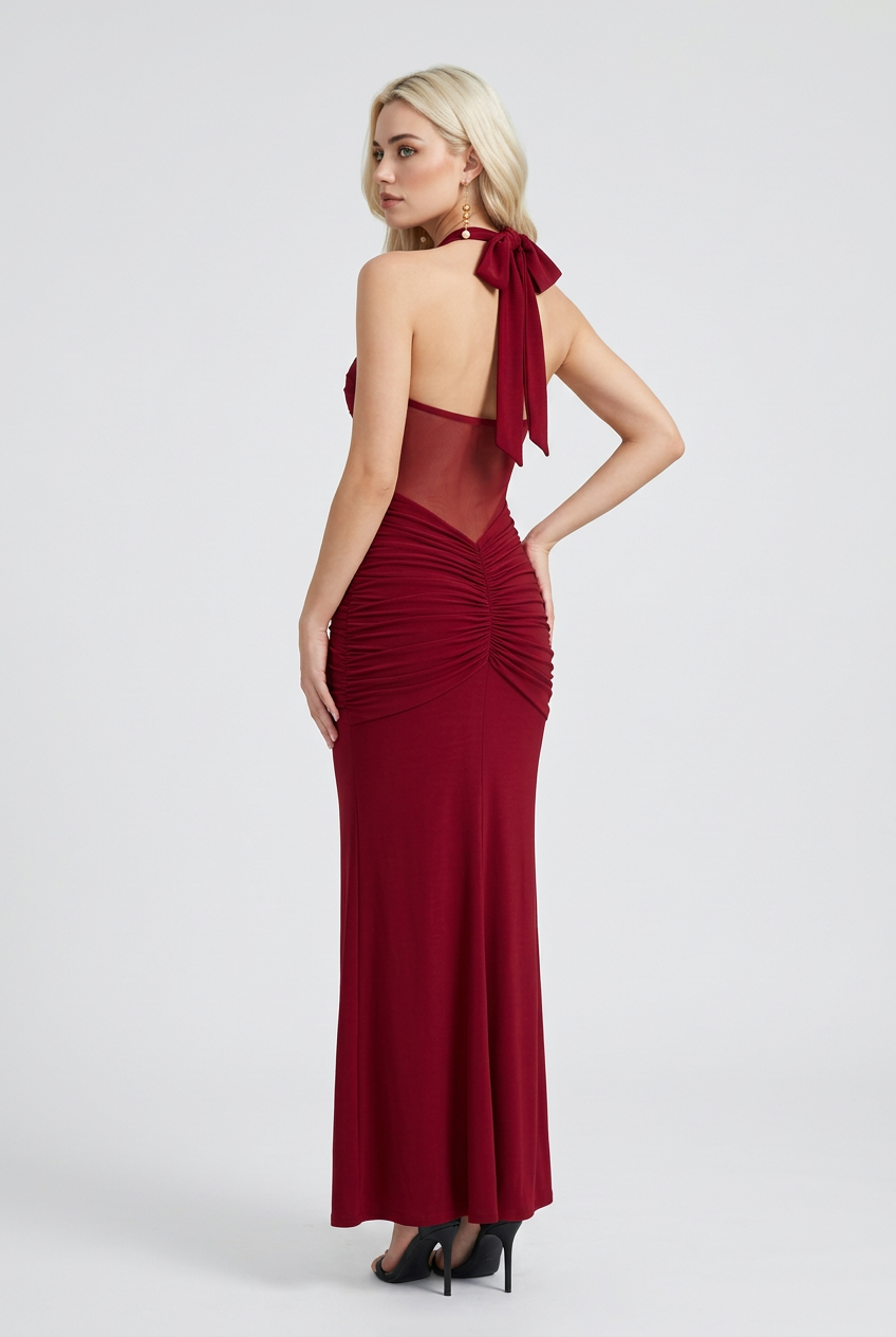 Women's Maxi Dress | Draped Summer Casual