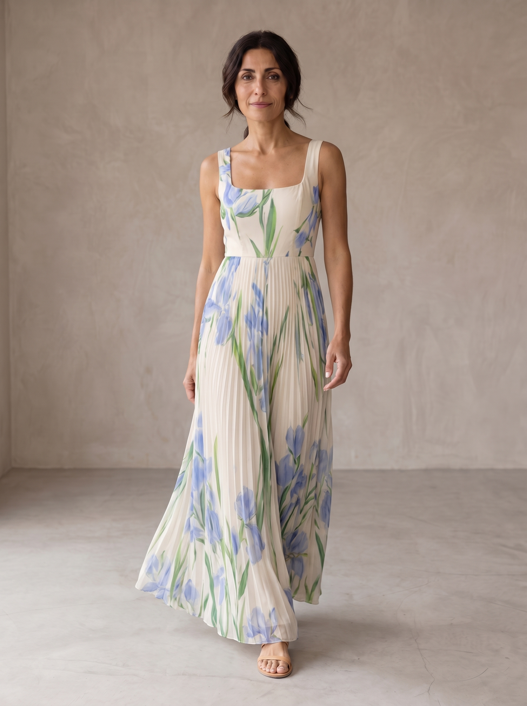 Women's Maxi Dress | Floral A-Line Summer