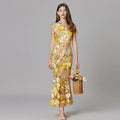 Women's Maxi Dress | Floral Sleeveless Summer