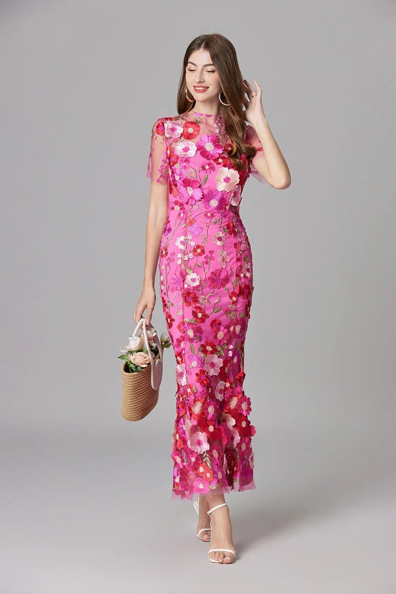 Women's Maxi Dress | Floral Sleeveless Summer