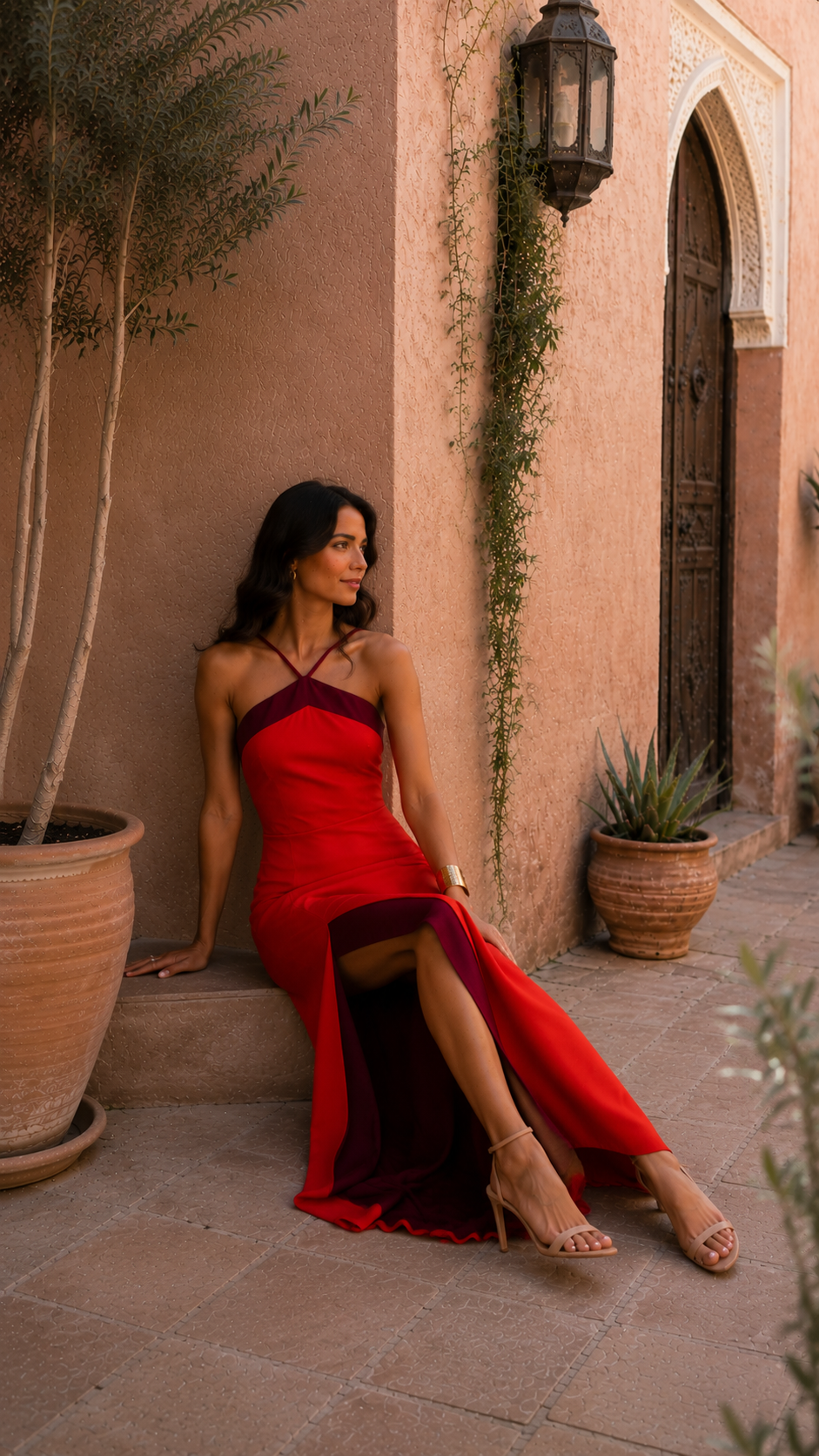 Women's Maxi Dress | Halter Summer Casual
