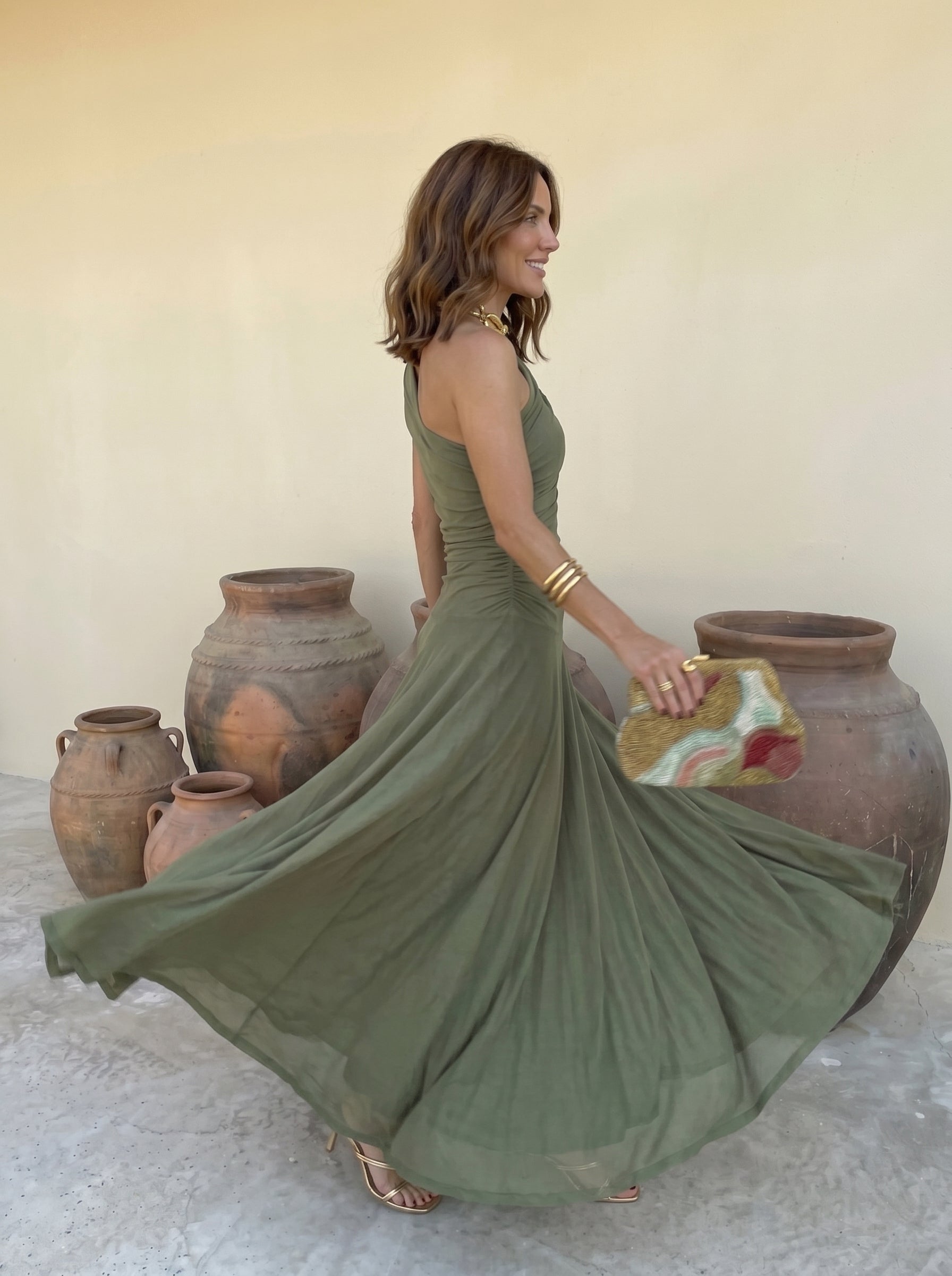 Women's Maxi Dress | Off-Shoulder Summer Casual