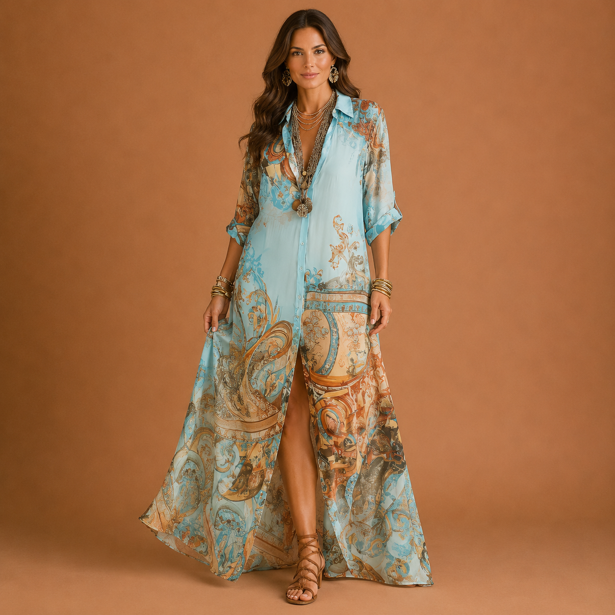 Women's Maxi Dress | Summer Casual Flowy