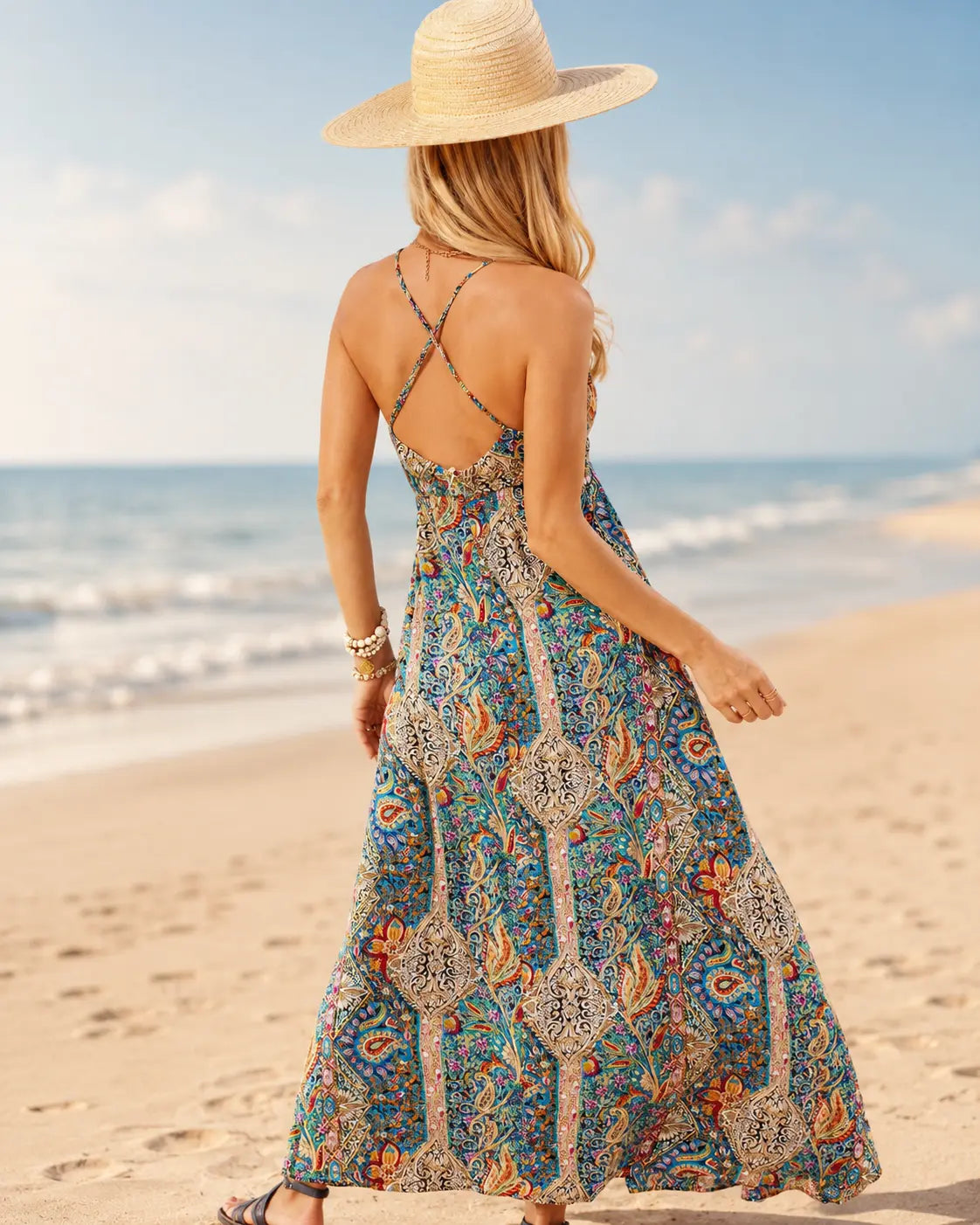 Women's Maxi Dress | Summer Casual Flowy