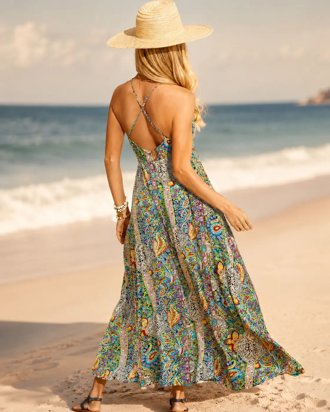 Women's Maxi Dress | Summer Casual Flowy