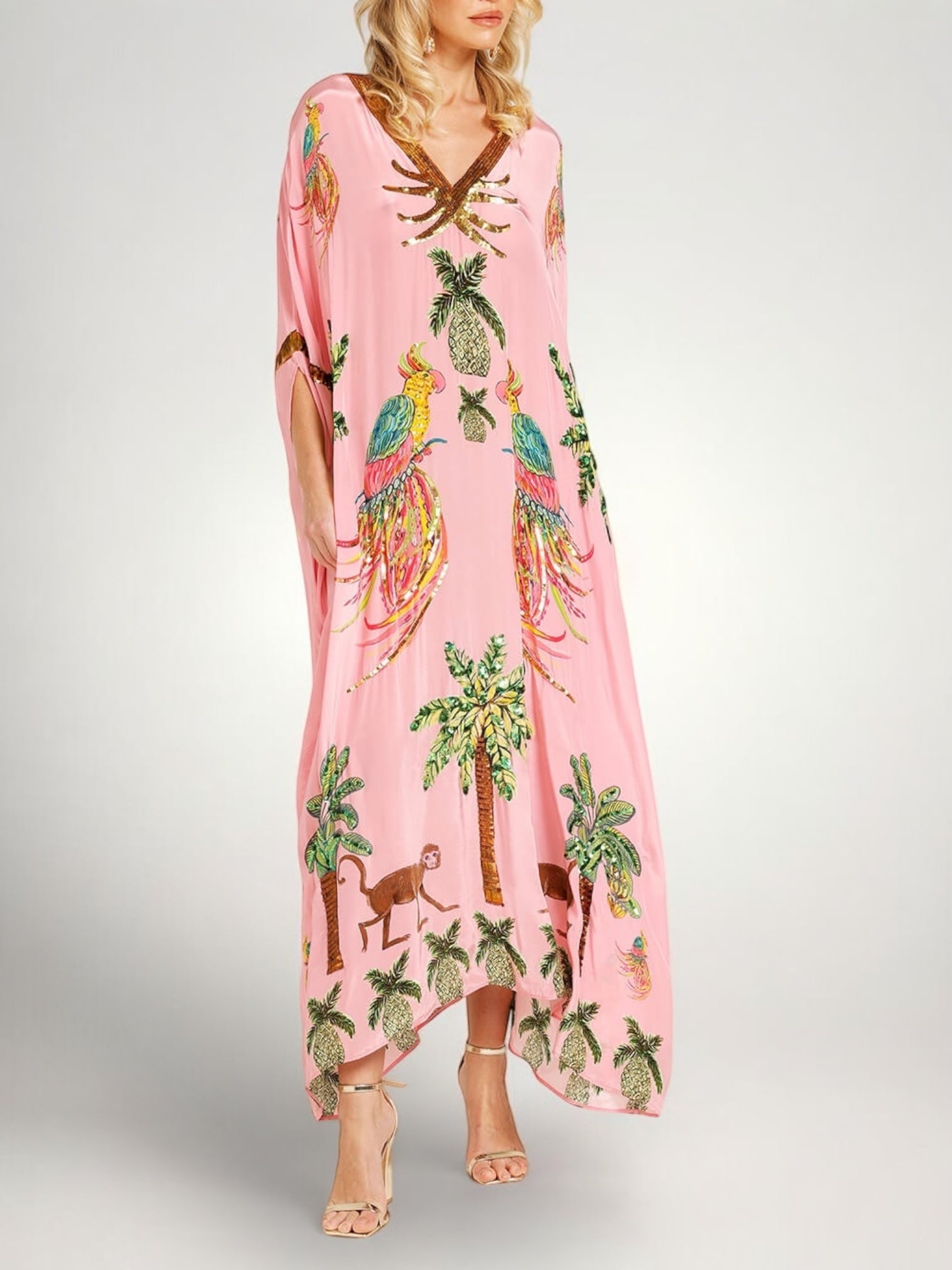 Women's Maxi Dress | V-Neck Summer Casual