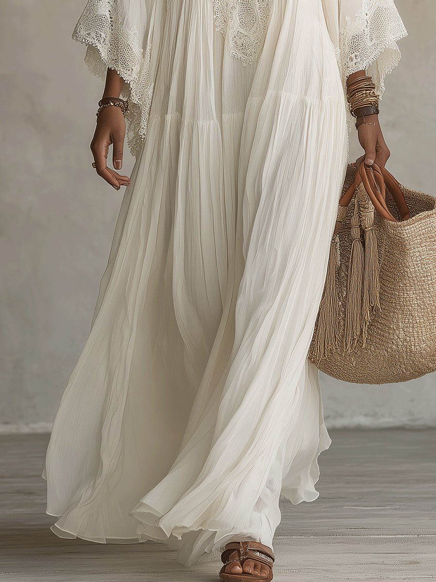 Women's Maxi Dress | V-Neck Summer Casual