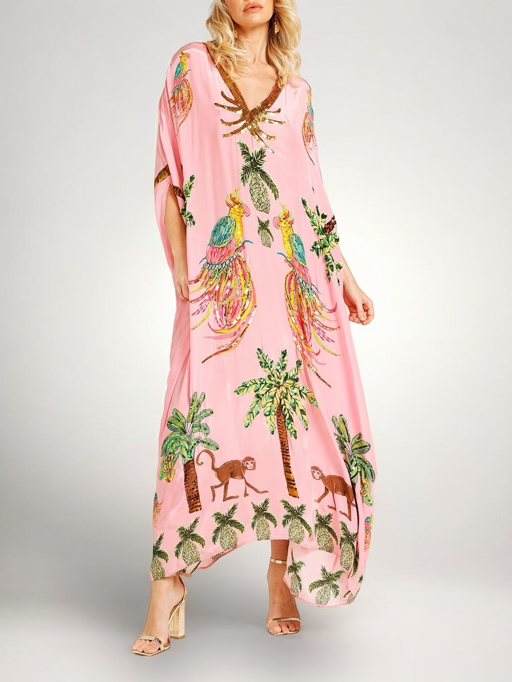 Women's Maxi Dress | V-Neck Summer Casual